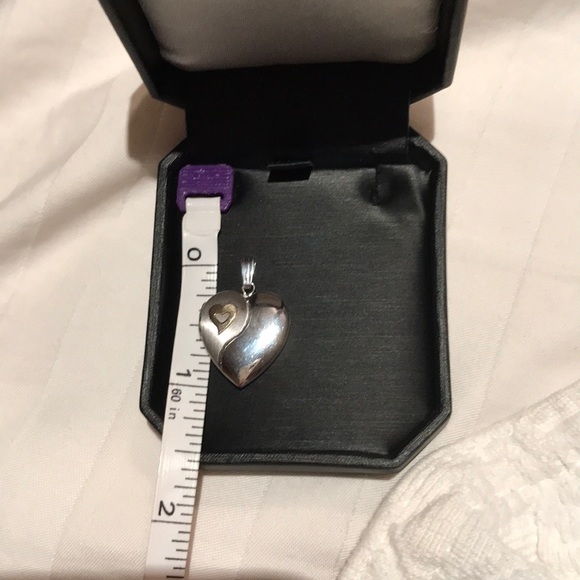 Reeds Jewelers sterling 14k gold heart locket NIB - Picture 4 of 6